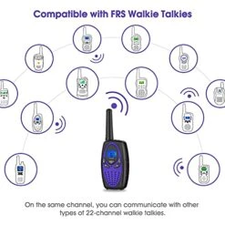 Topsung M880 Walkie Talkies For Adults (Violet 2 Pack) -Folkmanis Toys Shop 51srTD0A5aS