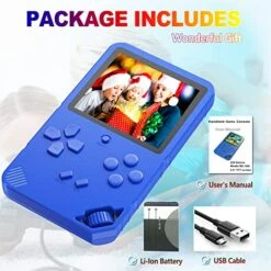Great Boy Handheld Game Console For Kids Preloaded 220 Classic Retro 16 Bit Games With 3.0'' Color Display Rechargeable Arcade Gaming Player 17 Great Boy Handheld Game Console For Kids Preloaded 220 Classic Retro 16 Bit Games With 3.0'' Color Display Rechargeable Arcade Gaming Player -Folkmanis Toys Shop 51swL0WhLWL