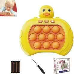 Pocket Game For Kids,Pocket Game Console For Kids,Cool Pocket Game Kids,Kids Breakout Speed Push Game Machine Decompression Toy,Focus Training Press Music For Kids Age 3+ (Astronaut, Rechargeable) -Folkmanis Toys Shop 51t Hgs8J5L. AC