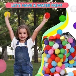 Deekin 500 Pcs Reusable Water Balloons For Kids Water Balls Water Games With 5 Pcs Mesh Bags Summer Outside Toys For Girls Boys Backyard Pool Outdoor Fun Game Play -Folkmanis Toys Shop 51t53dHBaFL