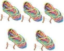 Jojofuny 80 Pcs Flip Rope Toys For Children Bouncy Toy Finger Hand String Game Cats Cradle String Finger String Toy For Fun Special Rope Rope Cloth Pupils Cats Cradle String Toy -Folkmanis Toys Shop 51tQ7wi1IoL. AC