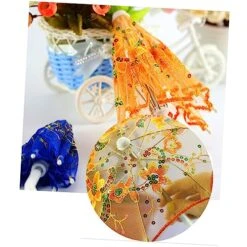 VALICLUD 6 Pcs Props Supplies Toy- Decoration Umbrella Umbrellas Parasol Cute Toy Photography Model Embroidery Decorative Diameter Color Random Girls Childrens Prop Lace Children -Folkmanis Toys Shop 51tQlLJmVLL