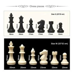 Chess Magnetic Travel Chess Set With Folding Chess Board Educational Toys For Kids And Adults Alloy (Size : S) -Folkmanis Toys Shop 51tSSgOvATL