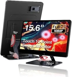 Teamgee Laptop Screen Extender, 12” Portable Monitor For Laptop FHD 1080P Glare-Free IPS Dual Screen, Works With Mac Windows Android Chrome Linux, Fits 13”~16.5” Laptops, Built-in Speakers & HDR -Folkmanis Toys Shop 51tYTFkB2eL. AC