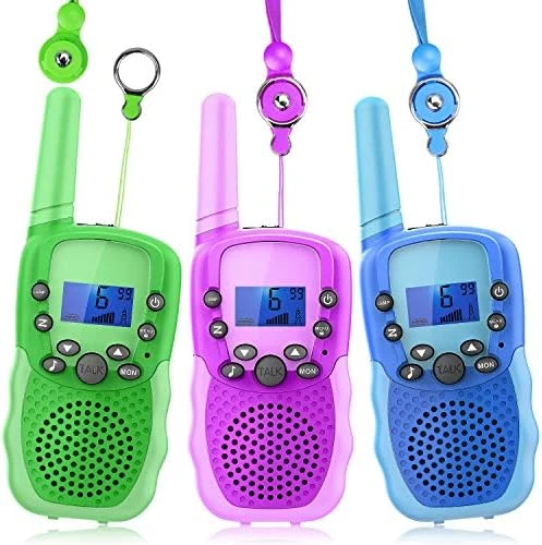 Wishouse Walkie Talkies 5 Pack Long Range, Family Wearable Radio For Kids Adults,Girls Boys Army Toys With Flashlight Lanyards For Outdoor Camping Games Cosplay Xmas Birthday Gift Children 9 Wishouse Walkie Talkies 5 Pack Long Range, Family Wearable Radio For Kids Adults,Girls Boys Army Toys With Flashlight Lanyards For Outdoor Camping Games Cosplay Xmas Birthday Gift Children - Image 7