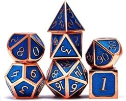 DND Metal Dice Set Role Playing 7PCS Dungeons And Dragons Dice Pathfinder RPG Games DND Dice,Metal Dice Set D&d（Pink） -Folkmanis Toys Shop 51tbxPupC4L. AC