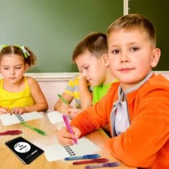 JOYRANGE 25-Pack Party Favors For Kids - Invisible Ink Pens (25) Top Secret Notepads (25) Great Idea For Party Favors And Games, Grab Bags, Birthday Party Favors -Folkmanis Toys Shop 51tctpELmEL 1