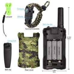 Gifts For Kids Aged 5-12 Boy Toys Kids Walkie Talkies 22 Channel 2 Way Radio 3 Miles Long Range Fit Outdoor Adventure Hunt Game Camp Toys For Boys 6 7 8 9 Years Old Gifts For Boys -Folkmanis Toys Shop 51td3tyAiJL 1