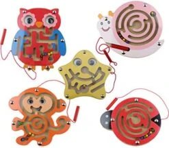 Balacoo Cartoon Magnetic Maze Toy- Owl Shape Maze Board Toy, Magnetic Beads Maze Toy, Wooden Creative Maze Toy, Children Universal Maze Board Toy, Random Color, 16CM 25 Balacoo Cartoon Magnetic Maze Toy- Owl Shape Maze Board Toy, Magnetic Beads Maze Toy, Wooden Creative Maze Toy, Children Universal Maze Board Toy, Random Color, 16CM -Folkmanis Toys Shop 51tguXUKQeL. AC