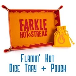Farkle Hot Streak Dice Game Set - New Edition! -Folkmanis Toys Shop 51tiIju5GrL