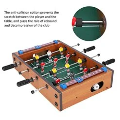 01 02 015 Football Table Game, Smooth Frame Anti‑Collision Table Football Toy, Scoreboard For Kids Have Fun -Folkmanis Toys Shop 51tiTf0L09S