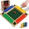 Wooden Shut The Box – Indoor Dice Game – Ideal For 2-4 Players – Great Family Game – Colorful Design - Comfortable Felt – Smart Math Game For Kids – Fun Learning Board Game - Nice Gift Packaging 2 Wooden Shut The Box – Indoor Dice Game – Ideal For 2-4 Players – Great Family Game – Colorful Design - Comfortable Felt – Smart Math Game For Kids – Fun Learning Board Game - Nice Gift Packaging -Folkmanis Toys Shop 51tiaoZhXoL