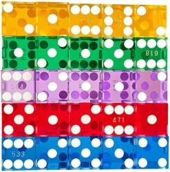 Yuanhe Set Of 5 Grade AAA Precision 19mm Serialized Casino Dice With Razor Edges And Corners - Red … 23 Yuanhe Set Of 5 Grade AAA Precision 19mm Serialized Casino Dice With Razor Edges And Corners - Red … -Folkmanis Toys Shop 51tkcWwFNTL. AC