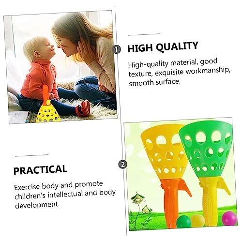 Ibasenice 2 Sets Bouncy Ball Toy Bounce The Throw Catch - Pass- Catch Game Outside Toy Kids Sports Toys Popular Toys Kids Toy Launch Catch Balls Game Ball Throw Catch Toy Plastic Green Lawn 3 Ibasenice 2 Sets Bouncy Ball Toy Bounce The Throw Catch - Pass- Catch Game Outside Toy Kids Sports Toys Popular Toys Kids Toy Launch Catch Balls Game Ball Throw Catch Toy Plastic Green Lawn