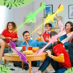 180 Pieces Slingshot Chicken Catapult Toy Flying Chicken Toy Funny Rubber Chicken Slingshot Stretchy Chicken Flingers Chicken Toy Activity For Children Birthday Party Favors, 6 Colors, 3.94 Inch 9 180 Pieces Slingshot Chicken Catapult Toy Flying Chicken Toy Funny Rubber Chicken Slingshot Stretchy Chicken Flingers Chicken Toy Activity For Children Birthday Party Favors, 6 Colors, 3.94 Inch -Folkmanis Toys Shop 51tzc89OmnL