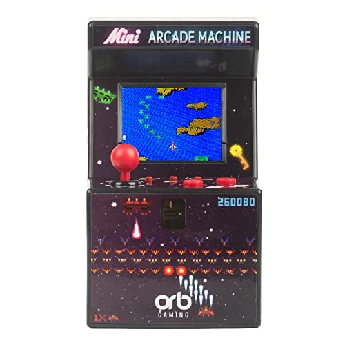 Mini Arcade Machine, 240 In-Built Games, 8-Bit Retro Arcade Games, 2.5” Full Colour Screen, 8-Way Joystick, 2 Buttons, Volume Control, Thumbs Up! 4 Mini Arcade Machine, 240 In-Built Games, 8-Bit Retro Arcade Games, 2.5” Full Colour Screen, 8-Way Joystick, 2 Buttons, Volume Control, Thumbs Up! - Image 2