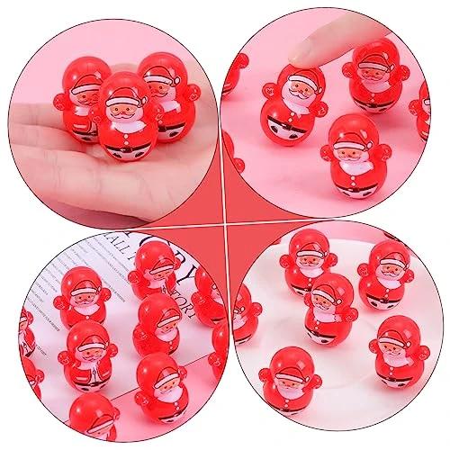 SAFIGLE 60pcs Tumbler Toy For Kids Christmas Toys Tumbler For Kids Miniatures Crafts Ornament Santa Claus Xmas Landscape Ornament Cognitive Toys For Child Tumbler Toys For Kids Home Decors 8 SAFIGLE 60pcs Tumbler Toy For Kids Christmas Toys Tumbler For Kids Miniatures Crafts Ornament Santa Claus Xmas Landscape Ornament Cognitive Toys For Child Tumbler Toys For Kids Home Decors - Image 6