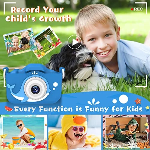 KeBuLe Kids Camera For Girls And Boys,Children Camera Digital Video, Kids Camera 2.0 Inches Screen 20.0MP Video, 32GB SD Card Include, Kid Toys Gift For Birthday, Chrismats Gift For 3-12 Years Old 4 KeBuLe Kids Camera For Girls And Boys,Children Camera Digital Video, Kids Camera 2.0 Inches Screen 20.0MP Video, 32GB SD Card Include, Kid Toys Gift For Birthday, Chrismats Gift For 3-12 Years Old - Image 2