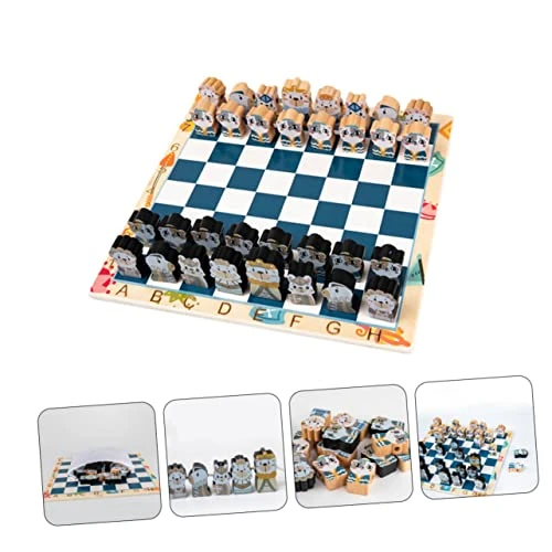 Wooden Chess Games Chess Toy Developmental Toys Kids Educational Toys Kids Travel Toys Portable Table Chess Travel Chess Board Chess Board Game Chess Set 1 Set 5 Wooden Chess Games Chess Toy Developmental Toys Kids Educational Toys Kids Travel Toys Portable Table Chess Travel Chess Board Chess Board Game Chess Set 1 Set - Image 3