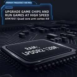 Yegan Powkiddy X51 Handheld Game Console With 5700+Games, 5inch HD IPS Screen Linux System Chip ATM7051 Portable Handheld Nostalgic Arcade Retro Game Machine, 64g, 3000mAh -Folkmanis Toys Shop 51uDSnks06L