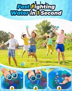 SOPPYCID Reusable Water Bomb Balloons, Magnetic Refillable Water Balls - Pool Toys For Boys And Girls, Beach Outdoor Activities Water Games Toy For Kids Self Sealing Water Splash Ball (6Pack) 18 SOPPYCID Reusable Water Bomb Balloons, Magnetic Refillable Water Balls - Pool Toys For Boys And Girls, Beach Outdoor Activities Water Games Toy For Kids Self Sealing Water Splash Ball (6Pack) -Folkmanis Toys Shop 51uH63CEe8L