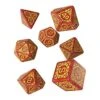 Q-Workshop Starfinder Dawn Of Flame RPG Ornamented Dice Set 7 Polyhedral Pieces -Folkmanis Toys Shop 51uNgnNLaqL