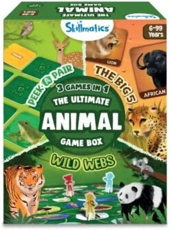 Skillmatics Ultimate Animal Game Box - 3 Games In 1, Gifts, Family Friendly Games For Ages 6 And Up 15 Skillmatics Ultimate Animal Game Box - 3 Games In 1, Gifts, Family Friendly Games For Ages 6 And Up -Folkmanis Toys Shop 51uQphbVwCL. AC