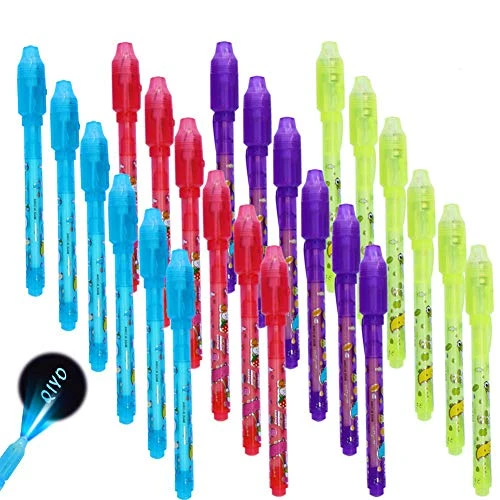Invisible Ink Pen, Spy Pen Secret Message Writer With Uv Light Magic Marker For Drawing Fun Activity Kids Party Favors Ideas Gifts And Stock Stuffer (24pcs) 3 Invisible Ink Pen, Spy Pen Secret Message Writer With Uv Light Magic Marker For Drawing Fun Activity Kids Party Favors Ideas Gifts And Stock Stuffer (24pcs)