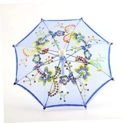 Alasum 6 Pcs Lace Trim Vintage Decor Mini Toy Mini Lace Parasol Mini Decoration Umbrella Childrens Toy Model Embroidered Umbrella Lace Umbrella Mini Umbrella Small Toys For Kids -Folkmanis Toys Shop 51uSlvIIIYL