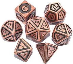 Dungeons And Dragons Dice Set,RULE DICE Metal DND Dice Set With Gifts Box For Role Playing Game,7PCS Polyhedral D&D Dice Kit(Bronze Plated) 15 Dungeons And Dragons Dice Set,RULE DICE Metal DND Dice Set With Gifts Box For Role Playing Game,7PCS Polyhedral D&D Dice Kit(Bronze Plated) -Folkmanis Toys Shop 51uZczjPOL. AC