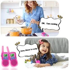 Walkie Talkie For Kids, Toys For 3-14 Year Old Children's, 2 Pack Kids Walkie Talkies 22 Channels 2 Way Radio With Backlit LCD Flashlight, 3 KMs Long Range Gift For Outside, Camping, Hiking 12 Walkie Talkie For Kids, Toys For 3-14 Year Old Children's, 2 Pack Kids Walkie Talkies 22 Channels 2 Way Radio With Backlit LCD Flashlight, 3 KMs Long Range Gift For Outside, Camping, Hiking -Folkmanis Toys Shop 51ub5GkE9CL