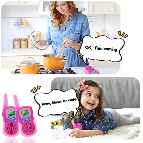 Walkie Talkie For Kids, Toys For 3-14 Year Old Children's, 2 Pack Kids Walkie Talkies 22 Channels 2 Way Radio With Backlit LCD Flashlight, 3 KMs Long Range Gift For Outside, Camping, Hiking 7 Walkie Talkie For Kids, Toys For 3-14 Year Old Children's, 2 Pack Kids Walkie Talkies 22 Channels 2 Way Radio With Backlit LCD Flashlight, 3 KMs Long Range Gift For Outside, Camping, Hiking - Image 5