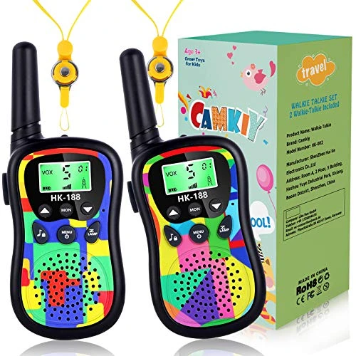 Camkiy Camouflage Walkie Talkies For Kids, 22 Channels 2 Way Radio With Backlit LCD Screen & LED Flashlight VOX Function, Long Range For Outdoor Camping Hiking 3 Camkiy Camouflage Walkie Talkies For Kids, 22 Channels 2 Way Radio With Backlit LCD Screen & LED Flashlight VOX Function, Long Range For Outdoor Camping Hiking