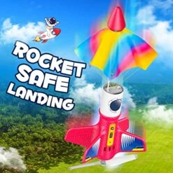 Electric Rocket Launcher Toys For Kids: Model Rocket Science Kit Kids Backyard Games Outdoor Toys For 6 7 8 9 10 11 12 Year Old Boys&Girls Cool Easter Birthday Gifts Outside Toy For Kid Age 6-12 -Folkmanis Toys Shop 51uxEC2l3gL