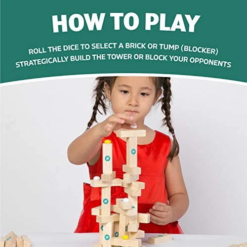 Tummple Wooden Block Stacking Game For Adults And Kids 4 Tummple Wooden Block Stacking Game For Adults And Kids - Image 2
