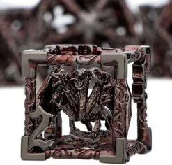ARUOHHA DND Metal Dice Set 7PCS Hollow D&D Dice With Box, Dungeons And Dragons RPG Polyhedral Dice D+D Role Playing Games D And D Dice Set D20 D12 D10 D8 D6 D4 -Folkmanis Toys Shop 51uzqOKcw0L. AC