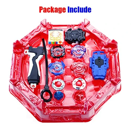 Battle Burst Turbo Evolution Metal Fusion Set Super Large Stadium With 4D Launcher Grip Set Gt Sparking Blades Toys 5 Battle Burst Turbo Evolution Metal Fusion Set Super Large Stadium With 4D Launcher Grip Set Gt Sparking Blades Toys - Image 3