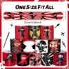 Lcnjscgo Ninjas Party Favors Slap Bracelets Ninjas Themed Birthday Party Gifts Supplies Decoration Ninjas Warrior Slap Bracelet Interactive Toys For Kids Boys School Classroom Prize