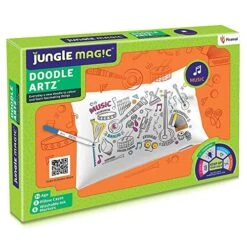 Jungle Magic Doodle Artz Music, White