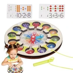 Wooden Magnetic Maze Puzzles, Preschool Learning Activities Educational Toys Fine Motor Skills Toys Travel Toys For Kids Ages 3-8, Magnetic Pen Driving Beads Interactive Maze Game Early Educational -Folkmanis Toys Shop 51v8qqBtPzL