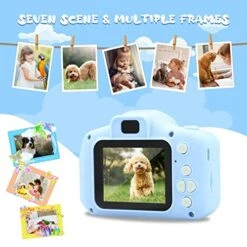 Upgrade Kids Selfie Camera,Christmas Birthday Gifts For Girls Boys Age 3-9 HD Digital Video Cameras With 32GB SD Card For Toddler Portable Toy 15 Upgrade Kids Selfie Camera,Christmas Birthday Gifts For Girls Boys Age 3-9 HD Digital Video Cameras With 32GB SD Card For Toddler Portable Toy -Folkmanis Toys Shop 51v958fI1IL