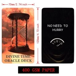 SOULME Time Oracle Cards Deck, Divine Timing Oracle Cards, Oracle Cards For Beginners,Answers To All Your Timing Related Questions -Folkmanis Toys Shop 51vDQPwxthL