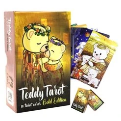 Yuyanrocks Cute Teddy Tarot Cards - Fortune Telling Toys For Kids With Rider Tarot Deck