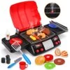 Kids Play Food Grill With Pretend Smoke Sound Light Kitchen Playset BBQ Accessories Camping Toy Cooking Set Barbecue Outdoor Toy For Toddler Child Girl Boy Toy 2 3 4 5 6 Year Old 4-8 Birthday Gift -Folkmanis Toys Shop 51vUv75ArUL