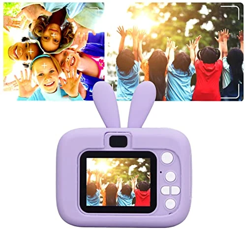 Okuyonic Kids Camera, Silicone Cover Kids Camera Toy Rich Effects 2.0 Inch Color Display 1080P For Daily Life (Purple) 4 Okuyonic Kids Camera, Silicone Cover Kids Camera Toy Rich Effects 2.0 Inch Color Display 1080P For Daily Life (Purple) - Image 2