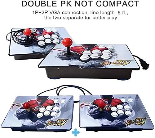 XFUNY. Arcade Game Console 1080P 3D & 2D Games 8000 In 1 Pandora's Box 3D 2 Players Arcade Machine With Arcade Joystick Support Expand Games 8000+ For PC / Laptop / TV / PS3 (A) 5 XFUNY. Arcade Game Console 1080P 3D & 2D Games 8000 In 1 Pandora's Box 3D 2 Players Arcade Machine With Arcade Joystick Support Expand Games 8000+ For PC / Laptop / TV / PS3 (A) - Image 3
