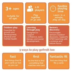 Gofindit Too - Outdoor Nature Treasure Hunt Card Game For Families 10 Gofindit Too - Outdoor Nature Treasure Hunt Card Game For Families -Folkmanis Toys Shop 51veEzTJRJL