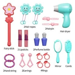 Eohemeral Toddler Vanity Makeup Table With Mirror And Chair, Open Doors By Gestures,Toddler Kids Vanity Set With Music Sound & Light Magic And Accessories, Girls Vanity For Toddlers 3-5 Years Old 15 Eohemeral Toddler Vanity Makeup Table With Mirror And Chair, Open Doors By Gestures,Toddler Kids Vanity Set With Music Sound & Light Magic And Accessories, Girls Vanity For Toddlers 3-5 Years Old -Folkmanis Toys Shop 51vfIVccbrL