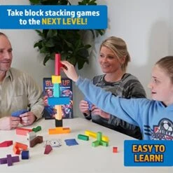 Continuum Games Box Of Bunco And Build Up, The Tactical Block Stacking Game -Folkmanis Toys Shop 51visZWVRJL