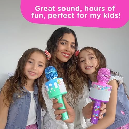 Move2Play, Kids Karaoke Microphone | Personalize With Jewel Stickers | Birthday Gift For Girls, Boys & Toddlers | Girls Toy Ages 3, 4-5, 6, 7, 8+ Years Old 5 Move2Play, Kids Karaoke Microphone | Personalize With Jewel Stickers | Birthday Gift For Girls, Boys & Toddlers | Girls Toy Ages 3, 4-5, 6, 7, 8+ Years Old - Image 3
